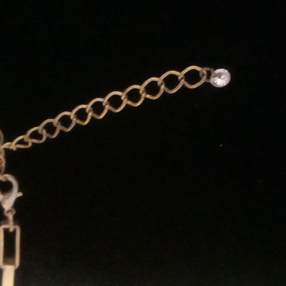 Gold wash paperclip chain 20 +2 square link necklace. - Picture 2 of 5